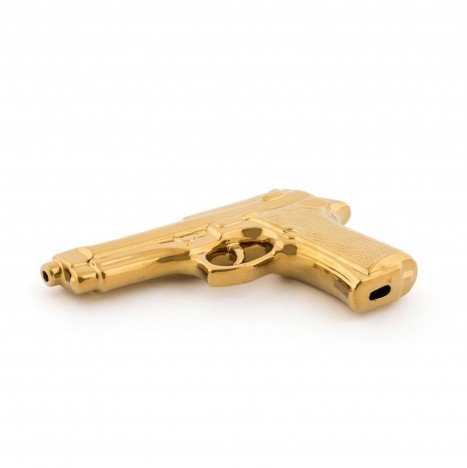La mia Pistola in Porcellana Limited Edition Gold Linea Memorabilia Seletti