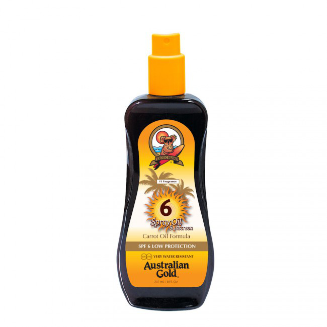 Spray Oil Sunscreen Carrot Oil Formula